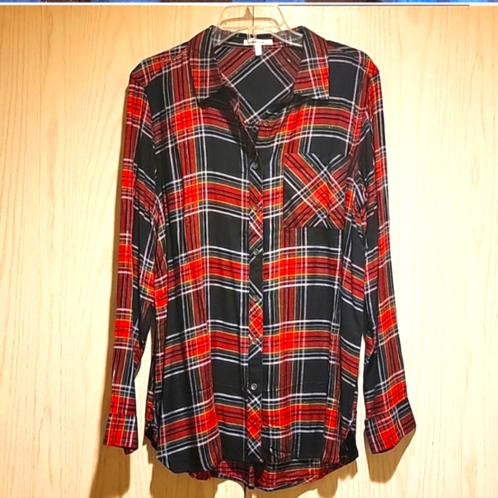 Maurices Plaid Button Down